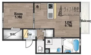 フェリオ吉田【2階】の間取り