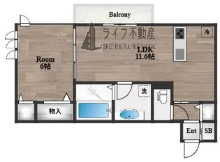 ラリュール【2階】の間取り