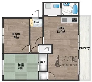 メゾン・ウィステ【1階】の間取り