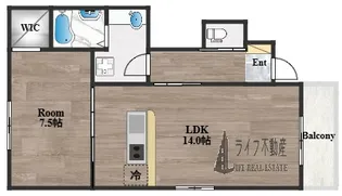 プルメリア【1階】の間取り
