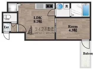 グランロイヤル【2階】の間取り