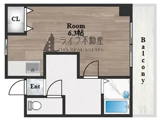ダイヤモンドパレス【2階】の間取り