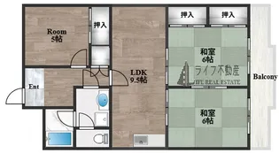 アバンティHF【4階】の間取り