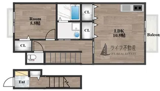 Y・M Court NAGATA A【2階】の間取り