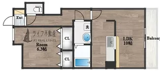 グリンデルワルト【4階】の間取り
