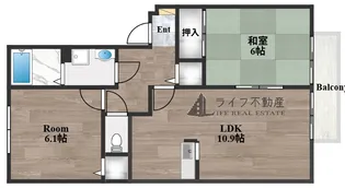 エストステーブル【2階】の間取り