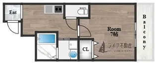 フジパレス弥刀駅北Ⅱ番館【1階】の間取り