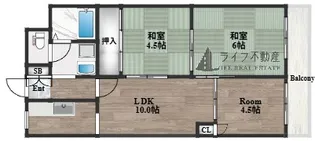 カーサ・ベージュ【2階】の間取り