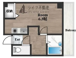 ダイヤモンドパレス【3階】の間取り