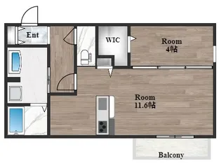 サニーコート俊徳【2階】の間取り
