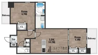 BO BEDRE MIKURIYA【2階】の間取り