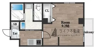 エヌエムトラントシス【2階】の間取り