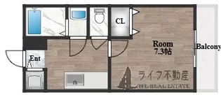 フジパレス深江【2階】の間取り
