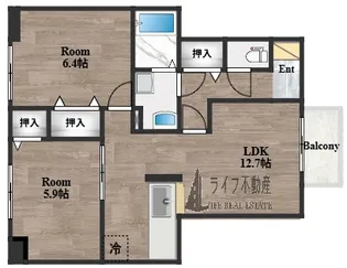 メゾン・みのうら【1階】の間取り