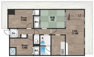 バルカポンテ【2階】の間取り