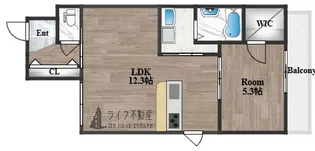 シャーメゾン菱屋東【2階】の間取り