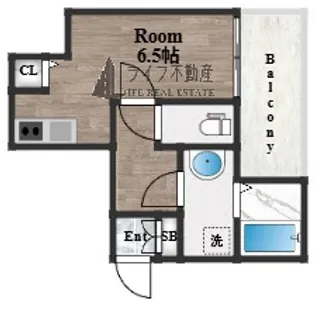 Arky新深江【1階】の間取り