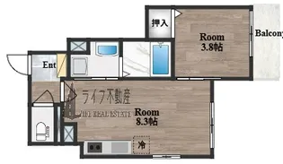 ジャカルタ519【1階】の間取り