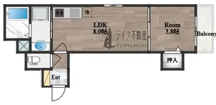 ジャカルタ519【2階】の間取り