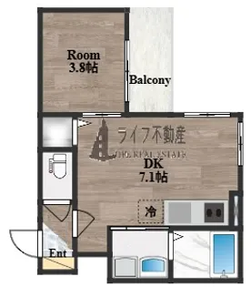 ジャカルタ519【3階】の間取り