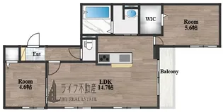 D-ROOM東花園【3階】の間取り