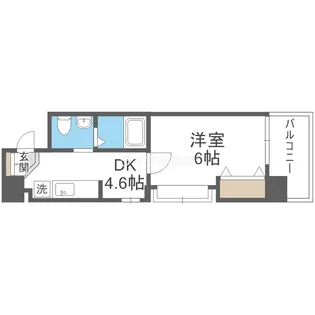 東小橋Ⅱ番館【9階】の間取り