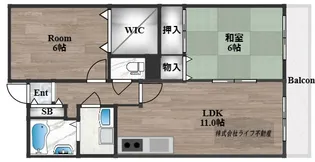 フィールドパークⅠ番館【1階】の間取り