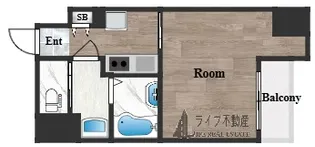 ArtizA森ノ宮D.C【10階】の間取り