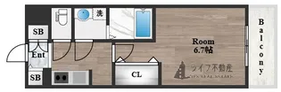 ファーストフィオーレ大阪城イースト【8階】の間取り