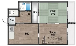 サンライフ若江本町【3階】の間取り