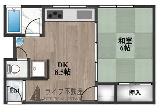 ダイワ高井田ビル【4階】の間取り