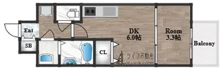ブランシエスタ森ノ宮【11階】の間取り