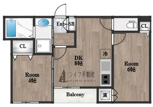 F asecia Boehm【3階】の間取り
