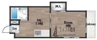 O’sRESIDENCE森之宮【1階】の間取り