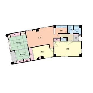 幸田マンション新深江【2階】の間取り