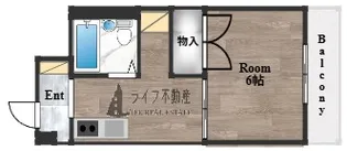 リビーナ東花園【2階】の間取り