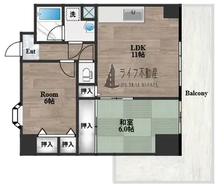 フローリッシュ北田【2階】の間取り