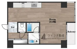 ALFA【3階】の間取り