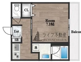 ステディ八戸の里【3階】の間取り