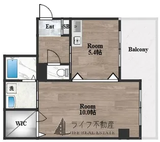ブロードネスト御厨【1階】の間取り
