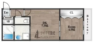 Gradito花園【2階】の間取り