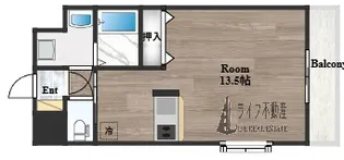 ロータリーマンション長田東【4階】の間取り