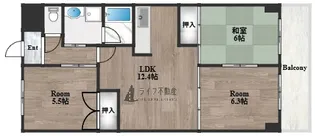 ニュープリーメル【9階】の間取り