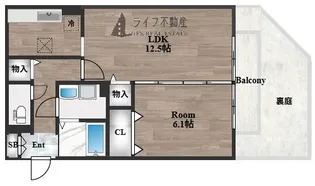 アルカーディア【2階】の間取り