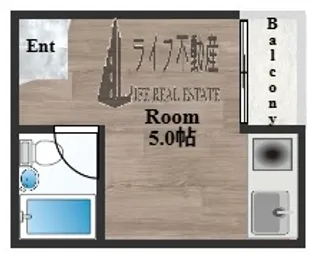 トマトハイツ菱屋西【2階】の間取り