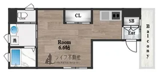 アヴェニール森ノ宮【1階】の間取り