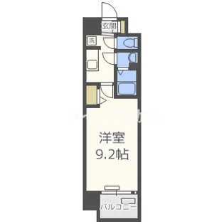 ララプレイス玉造オーブ【6階】の間取り