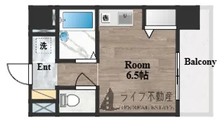 ウインライフ緑橋【7階】の間取り