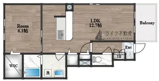 メゾン・ド・ソレイユ【1階】の間取り