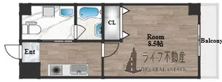第10美和マンション【3階】の間取り
